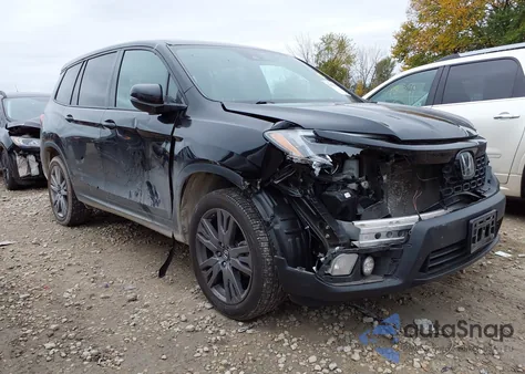2021 Honda Passport Awd Ex-L from USA, damaged, VIN 5FNYF8H53MB016748